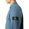 Stone Island Slim Fit Zip Solid Color Logo Long Sleeve Shirt Men shirts K2S151200009S0211-V0057