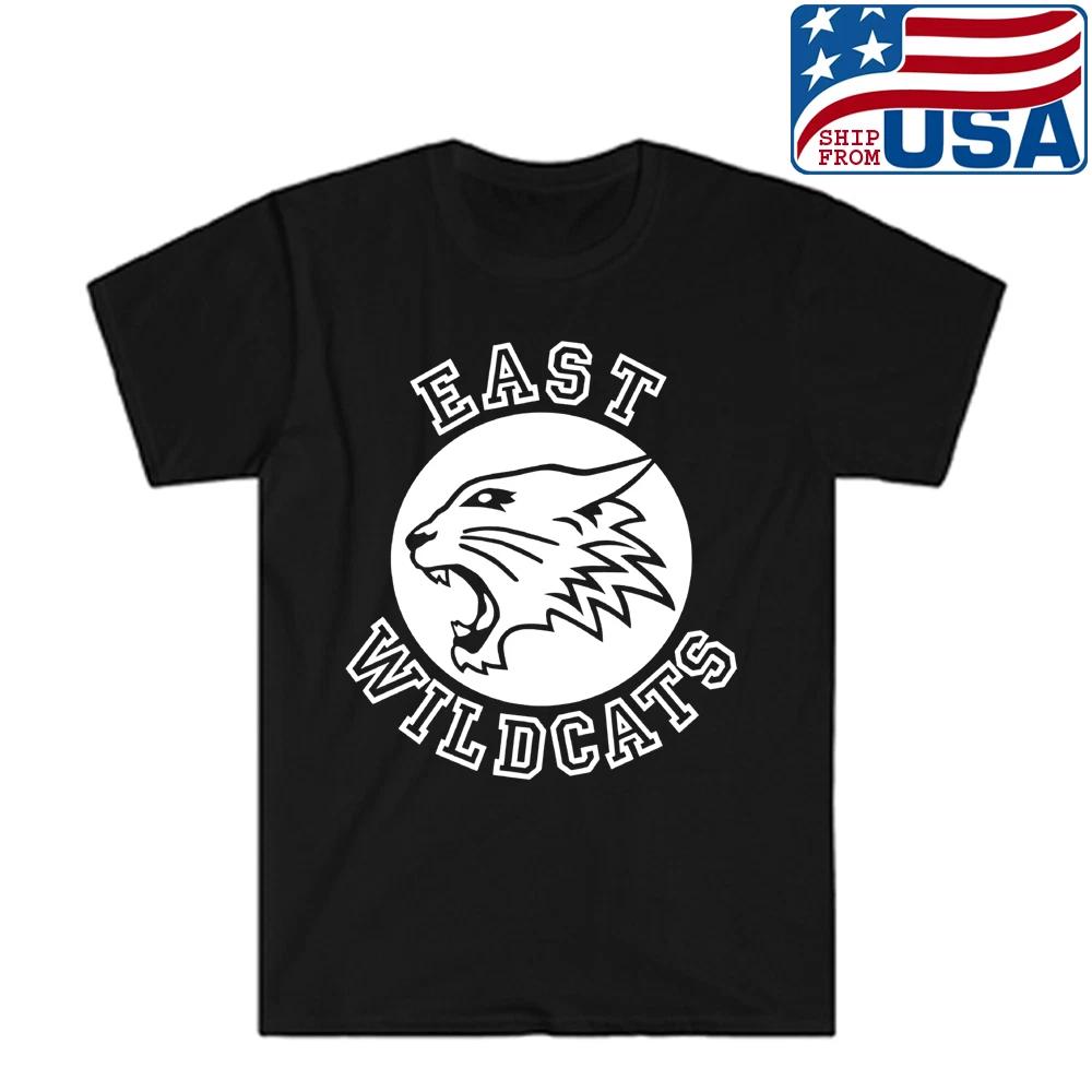 EAST WILDCATS High School Basketball Wild Musical Men s Black Size S -5XL L
