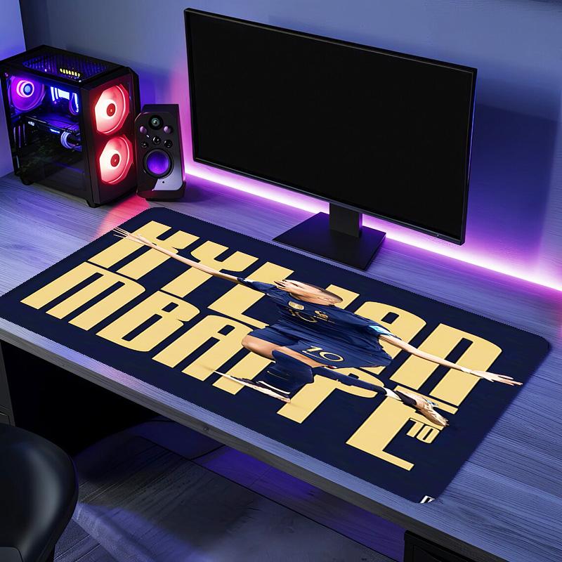 Kylian Mbappé Mouse Pad - Non-Slip Rubber Base, Smooth Surface for Work,Gaming,Office,And Home Use, Desk Mouse Pad