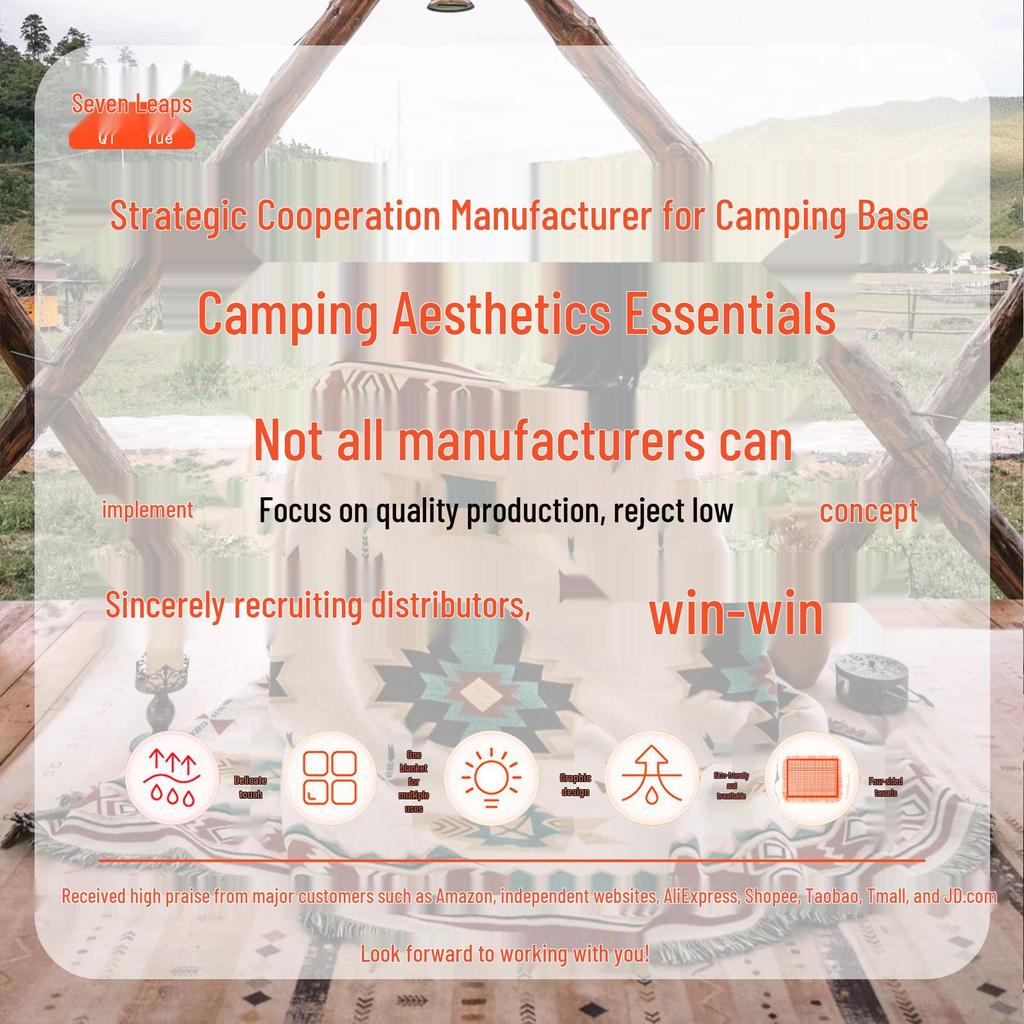 Bohemian Multifunctional Throw: Outdoor Camping, Picnic, & Sofa Blanket in Ins Style