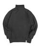 Yunieopaeleol Basic Brushed Turtleneck Sweatshirt Black