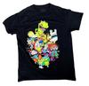 Nickelodeon 90s Cartoons Rugrats Ren & Stimpy 100% Cotton T-Shirt Size Medium