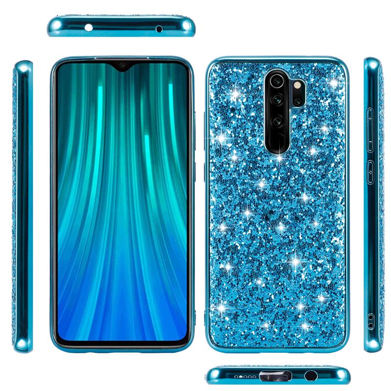 Glitter Bling Sequins Case For Xiaomi Redmi Note 7 8 Pro 6 5 K20 Go Mi 9T Pro Mi9 Mix 3 Soft Cover