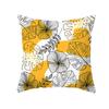 Peach Skin Printed Pillowcase Small Fresh Nordic Green Plant Sofa Cushion Cushion Cover Home Supplies