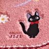 Senko Delivery Service Hana Walk Toilet Mat 58 X 60cm Pink Character Jiji Cat Ghibli 12765 SenkoDesignStudio(S.D.S) Kiki's Approx.