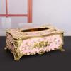 European Style Plastic Tissue Box for Living Room, Dining Table, KTV, and Creative Napkin Display