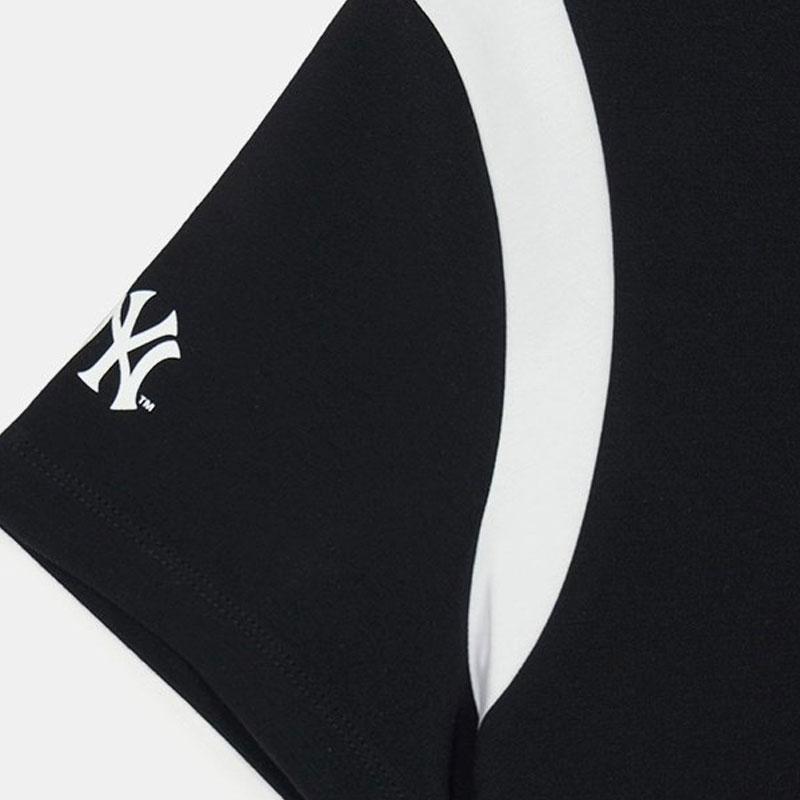 New MLB SS24 Short Sleeved Dresses Women's Black 3FOPV0243-50BKS