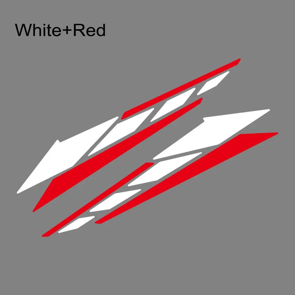 2PCS Motorcycle Front Fairing Decals Cool Motorbike Stickers Waterproof Electric Scooter Decor Stickers For Yamaha Suzuki Honda