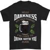 Bonjour Ténèbres Mon Vieux Ami T-Shirt Homme Drôle Guiness 100% Coton