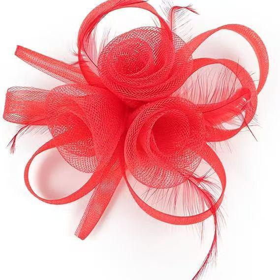 Brudhuvudbonad: Vintage Fjäderfascinator för Tebjudning, Hästkapplöpning, Dans, Festival och Evenemang