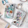 Retro Collage PET Sticker Pack - Fragmented Diary Series for Planners & DIY