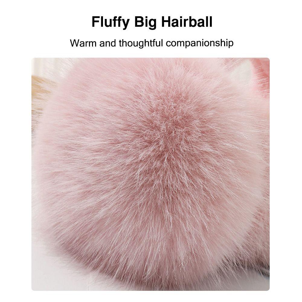 Windproof Winter Earmuffs Comfortable Fluffy Earflaps Women Men Ear Warmer  for Cold Weather