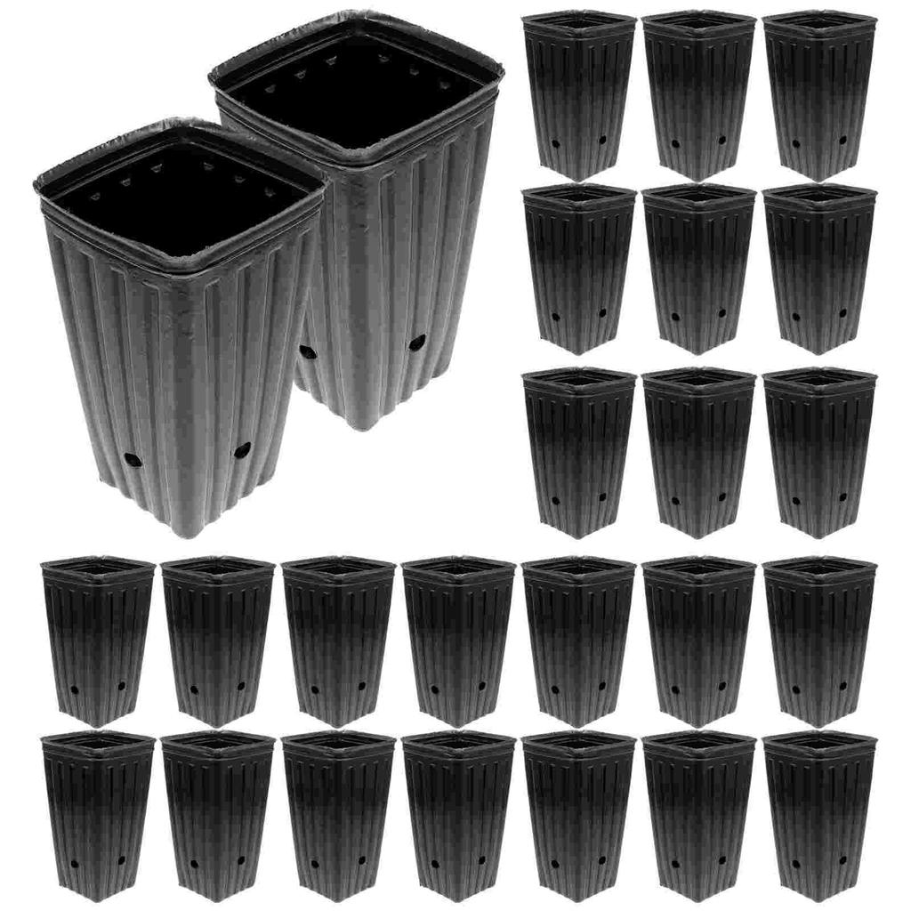 30 Pcs Tall Seedling Pot Garden Planting Cup Bag Growing Pots Sapling Nursery Pp Flower Supply