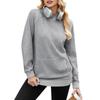 Women's Solid-color Fashionable Long-sleeved Top