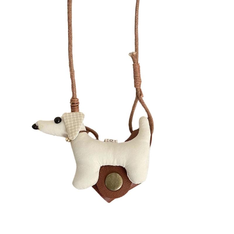 

Versatile Leather Pet Eyewear Leash Necklace Breathable Lightweight Design Glasses Holder Chain For Daily Use