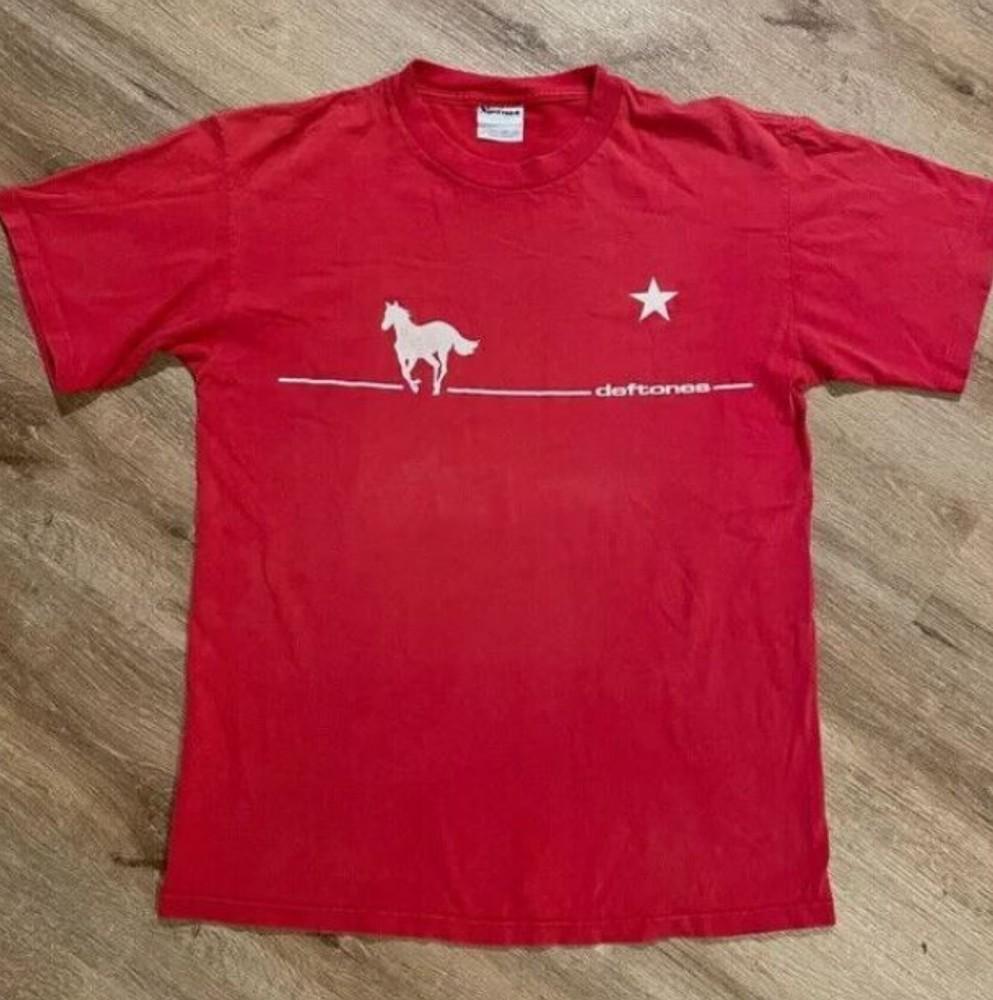 

Винтажная футболка с графикой Deftones White Pony 2000 года Унисекс Мужская Женская 4XL