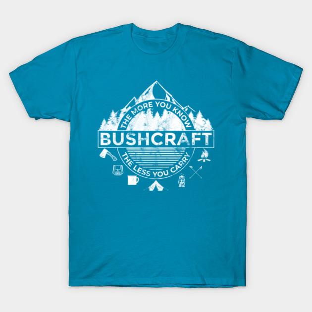 Carry Less Bushcraft Bushcrafting Camping T-shirts Printed Women Fashion O Neck Plus Size Summer Casual Short Sleeve Tops