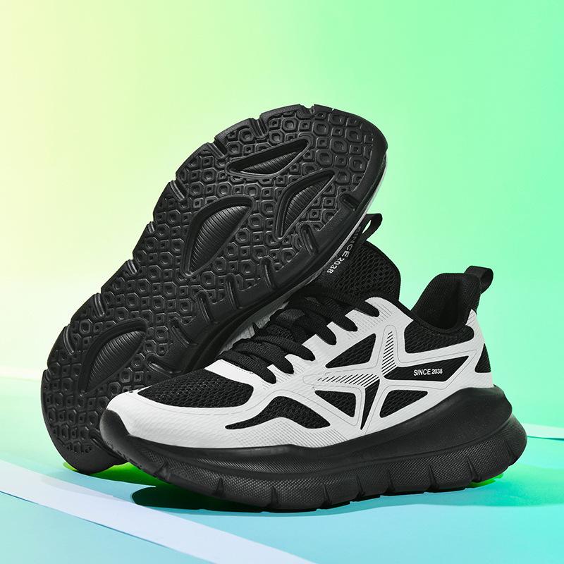Autumn explosion cushioning running shoes fashion versatile trendy shoes foreign trade large size couple skipping rope lightweight sports shoes