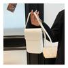 Candy Color Saddle Faux Leather Bag Sweet Small Square Phone Purse for Women CLE