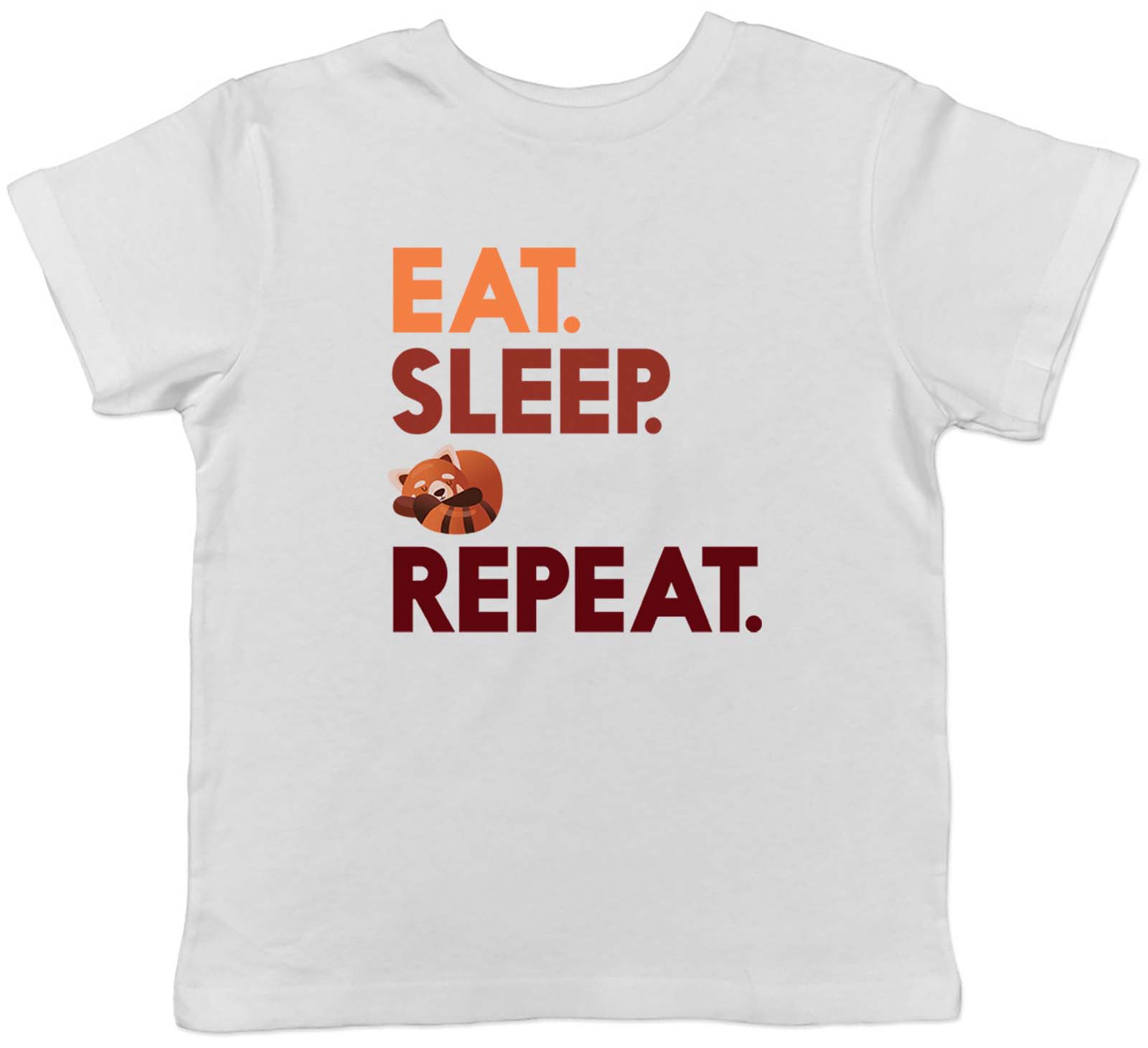 Eat Sleep Red Panda Kids T-Shirt Wildlife Animal Lover Childrens Boys Girls Gift 100