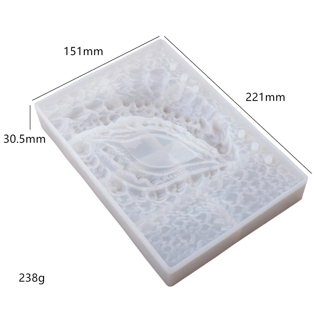 Dragon Eye Notebook Cover Silicone Mould Epoxy Resin Casting Molds DIY Crafts