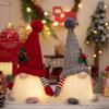 Crafted Light Beautifully Up Christmas Gnome With Warm Knitted Hat For Seasonal Decor