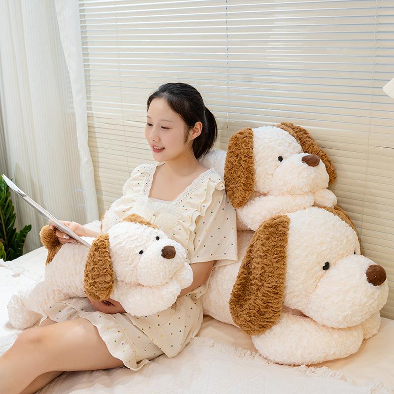 Large Dog Pillow Plush Toy Doll Teddy Dog Doll Children's Soothing Ragdoll Birthday Gift