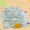 108 Piece Set DIY Baking Tools Fondant Cake Mold Cookie Cutter Plastic Spring Biscuit Die Cutting Mould Press Stamp Embosser