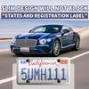 License Plate Frames Covers Combo - 2 Pack Clear Flat Car Tag Protectors Unbreakable and Aluminum Standard US License Plate Holder with Screws,Chrome