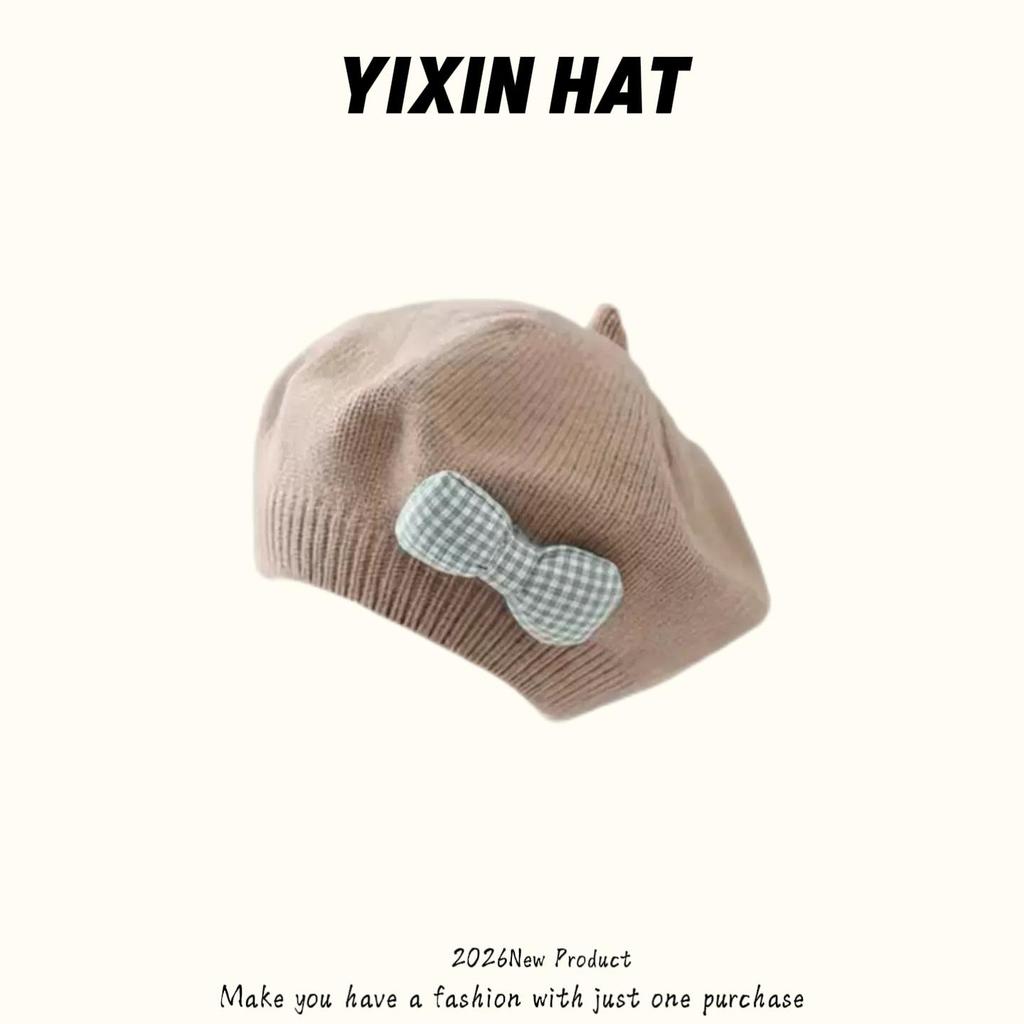 Infant Spring & Autumn Wool Beret - Cute Flower Knit Hat for Boys & Girls