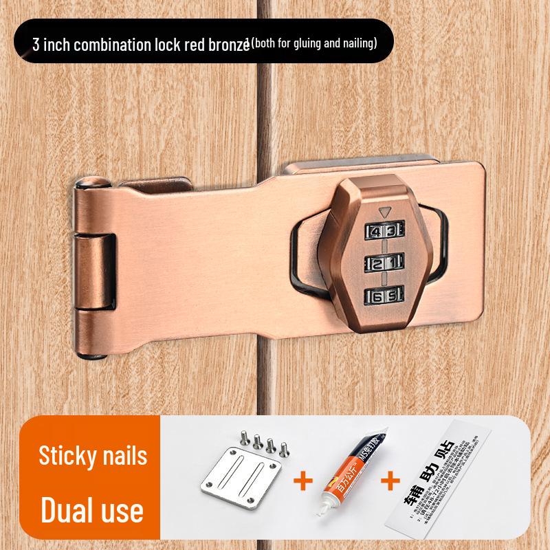 Digital No-Drill Anti-Theft Password Lock for Cabinets and Wardrobes