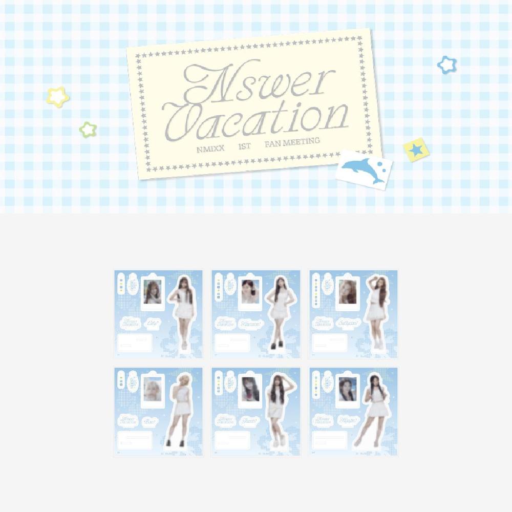 

Предзаказ акрилового набора NMIXX 1st Fan Meeting NSWER Vacation LILY