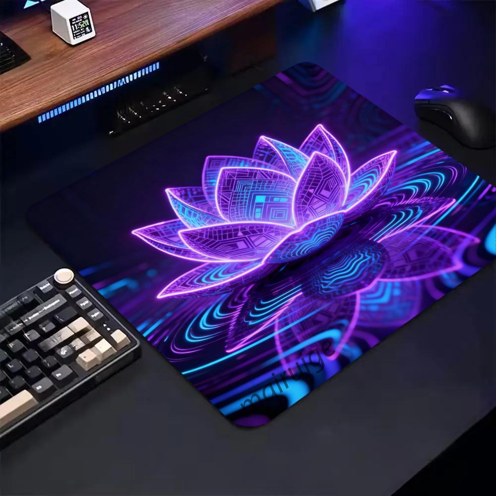 Dream Lotus Mouse Pad Square Computer Office Game Table Mats Rubber Anti-slip Laptop Mousepads 40X45 Large 22x18 Desk Pads