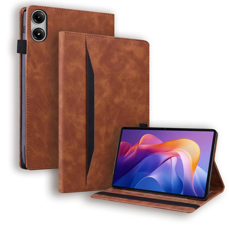 

For Xiaomi Redmi Pad 2 Case 11 Inches Luxury PU Leather Wallet Tablet Funda for Redmi Pad 2 2025 Case Cover Coque For Redmi Pad 2 коричневий