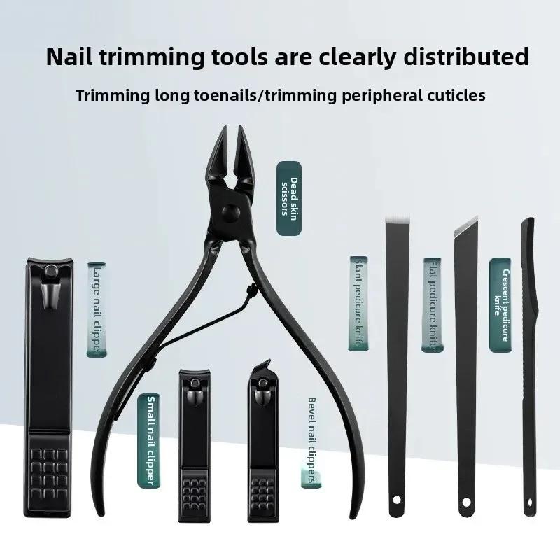 Nail Clipper Set Set Convenient Beauty Tools Nail Clipper Manicure Nail Trimmer Pedicure Knife Ear Peeling Knife Nail Manicure T