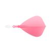 Cuesoul ROSTAK57 T19 Series Mixed Shaft Integrated Kite Shape Set of 3 Two-Tone Dual-Material Flights, Series, (Pink) CS-AK57FZ6S