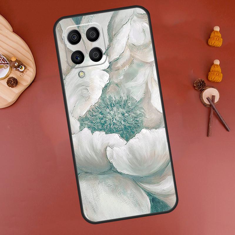 3D Flower Relief Case For Samsung Galaxy M15 M35 M55 M11 M14 M34 M54 M31 M13 M53 M51 M12 M32 M52 M16 M36 M56