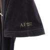 Armani Jeans Made In Italy Short Sleeve V Neck T-shirt L Charcoal Navy Men's Used