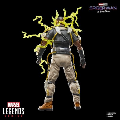 Hasbro Marvel Legends Series Electro, Spider-Man: No Way Home, Collectible 15cm Action Figure G0595, Authentic