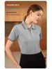 Custom Ice Silk Polo Shirt with Logo Embroidery - Short Sleeve Workwear Uniform