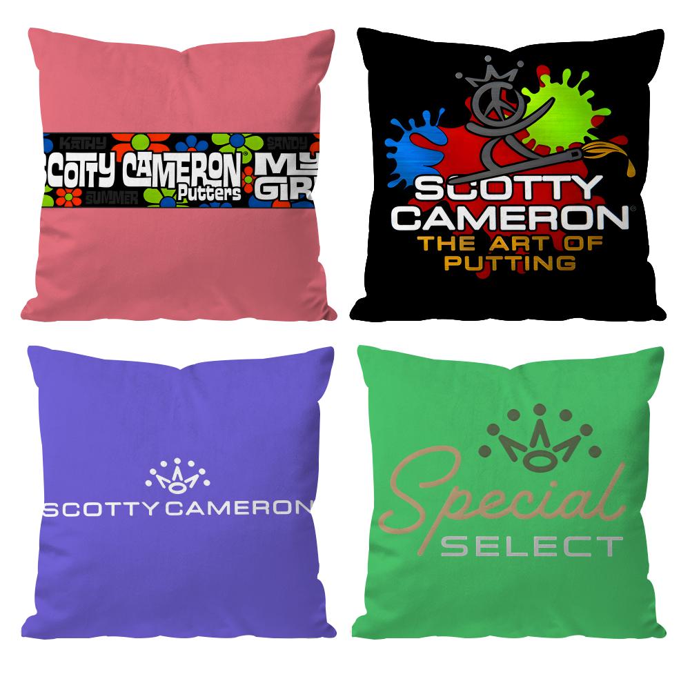 Luxury S-SCOTTY C-CAMERON Cushion Cover Pattern Printed Pillowcase for Living Room Sofa Cushion Cover & Bedroom Decor