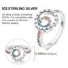 Size 6 -9 Inch Authentic 925 Silver Women Stackable Ring Girl 'S Luxury Wedding Finger Rings