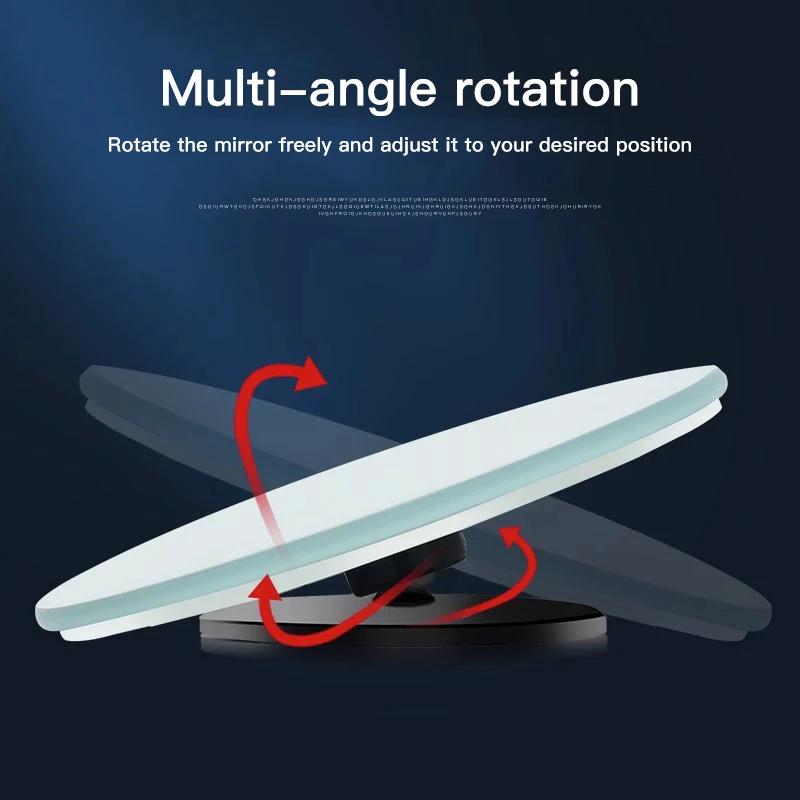 For Jeep Car Rearview Mirror Reverse 360 ° Assist Convex Mirror For Jeep Grand Cherokee Wrangler JK Gladiator Compass Renegad