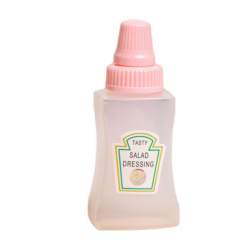 1/2/4Pcs Mini Sauce Bottle Portable Salad Ketchup Honey Jars Bento Squeeze Bottle Seasoning Organizer Lunch Box Accessories