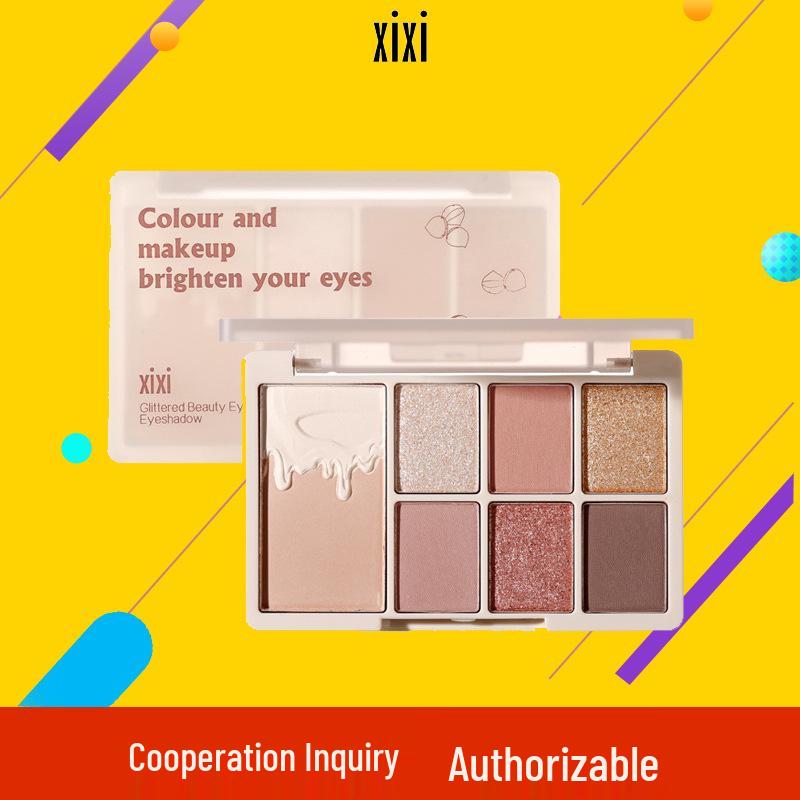 Xixi 2022 Lotus Root Pink All-in-One Palette: Eyeshadow, Contour, Highlight & Blush.