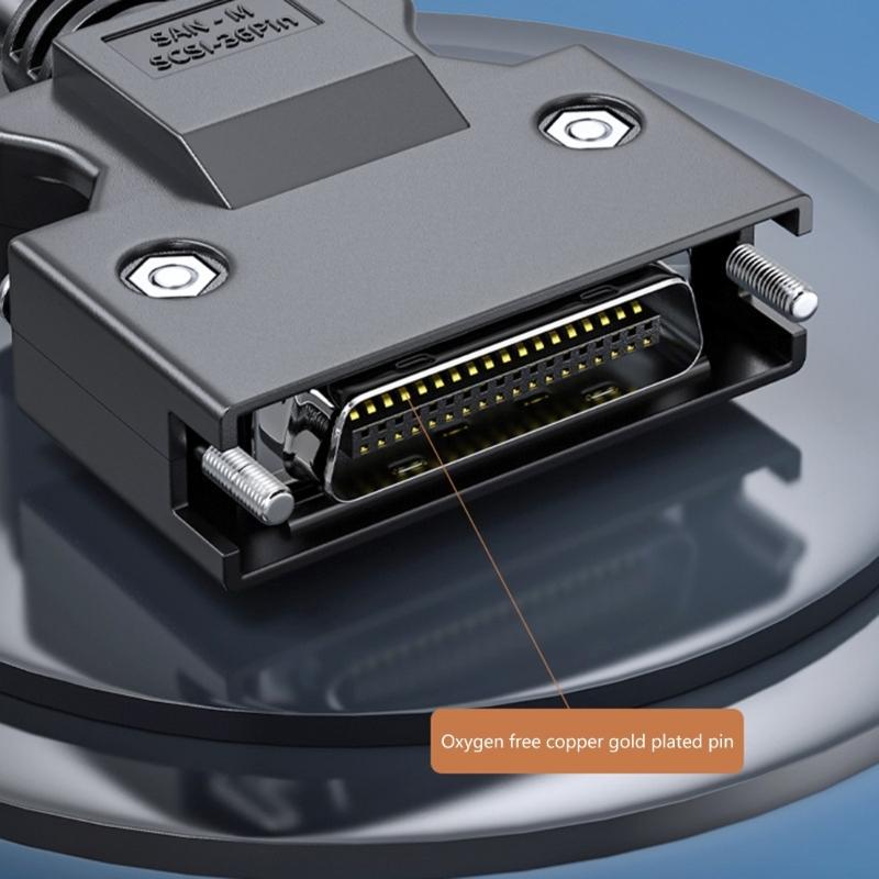 PVC SCSI CN36P Interfaces Data Cable Double Shielding 28AWG SCSI Servo Data Line for Scanner