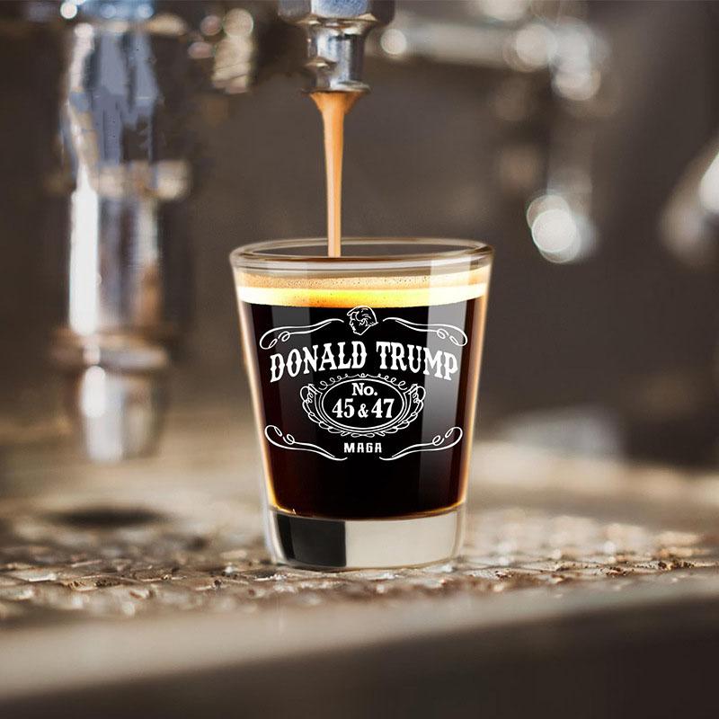 4/6ks Sada sklenic Trump 50ml Sada sklenic na tequilu Průhledná sklenice na lihoviny Sklenice na brandy Likér Kávová sada Dárek