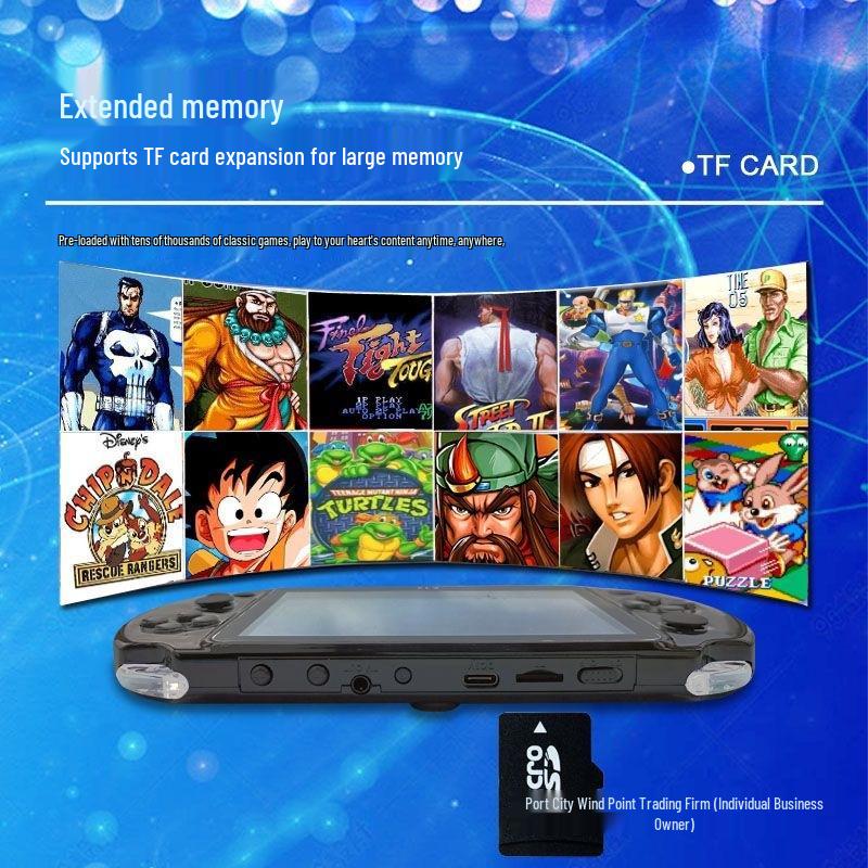 Nostalgic Rechargeable Handheld Game Console with Classic MP5: Three Kingdoms, Journey to the West & Pokemon. Free Shipping Included.