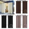 Wasserdichter Outdoor-Canvas-Vorhang mit vollständiger Lichtblockierung für Balkon- und Terrassenbereiche