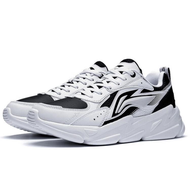 Li Ning Low top Casual Shoes Women's White Black AGLS172-4